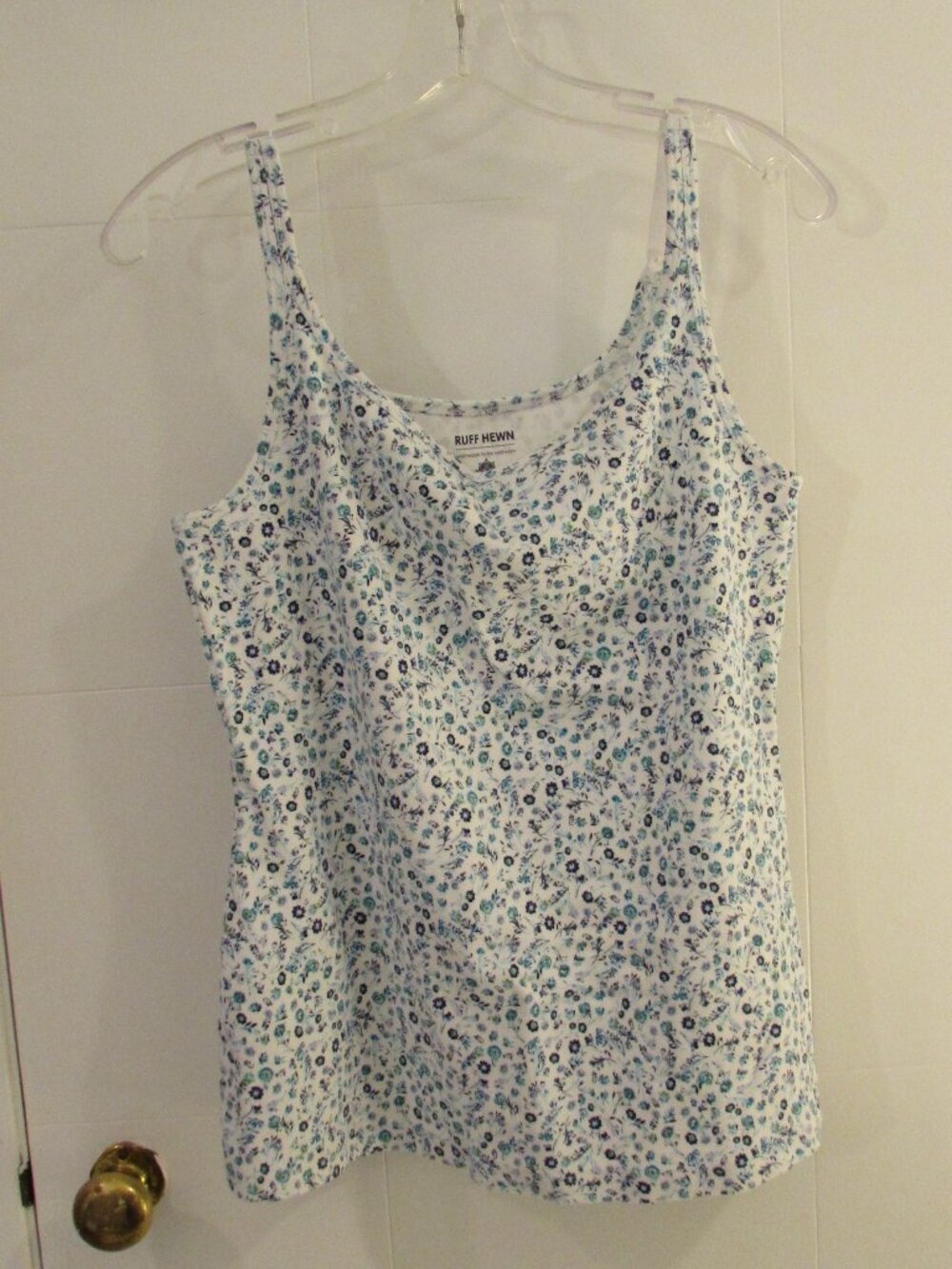 Ruff Hewn Floral Adjustable Camisole Tank Top Size 1X